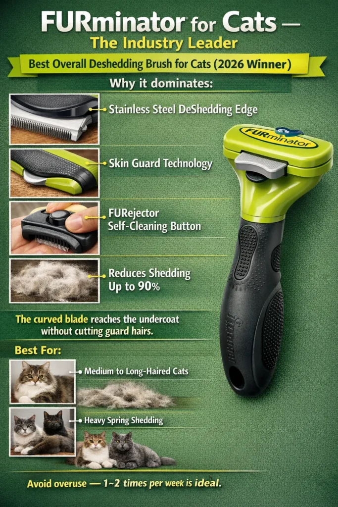 1 Furminator For Cats The Industry Leader