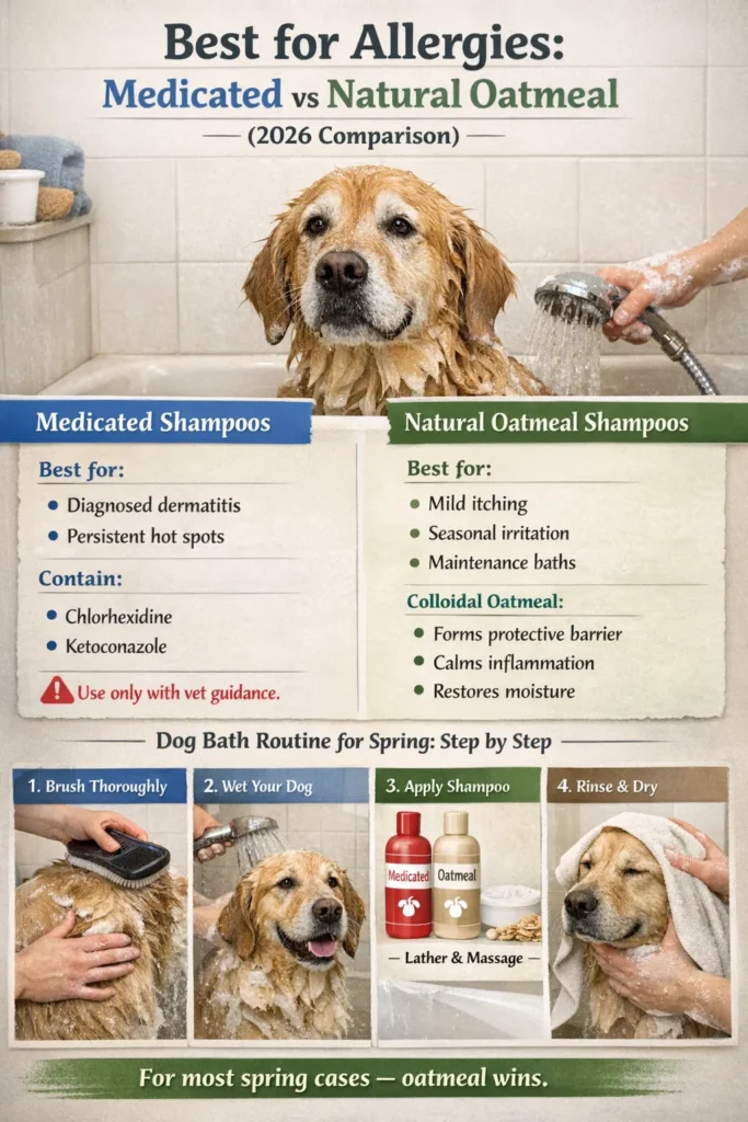 Best For Allergies Medicated Vs Natural Oatmeal 2026 Comparison