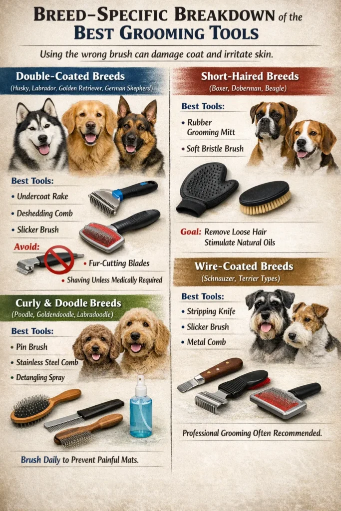 Breed Specific Breakdown Of The Best Grooming Tools