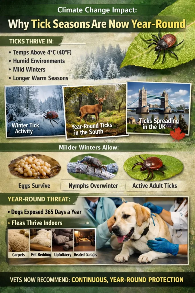 Climate Change And Year Round Tick Threats