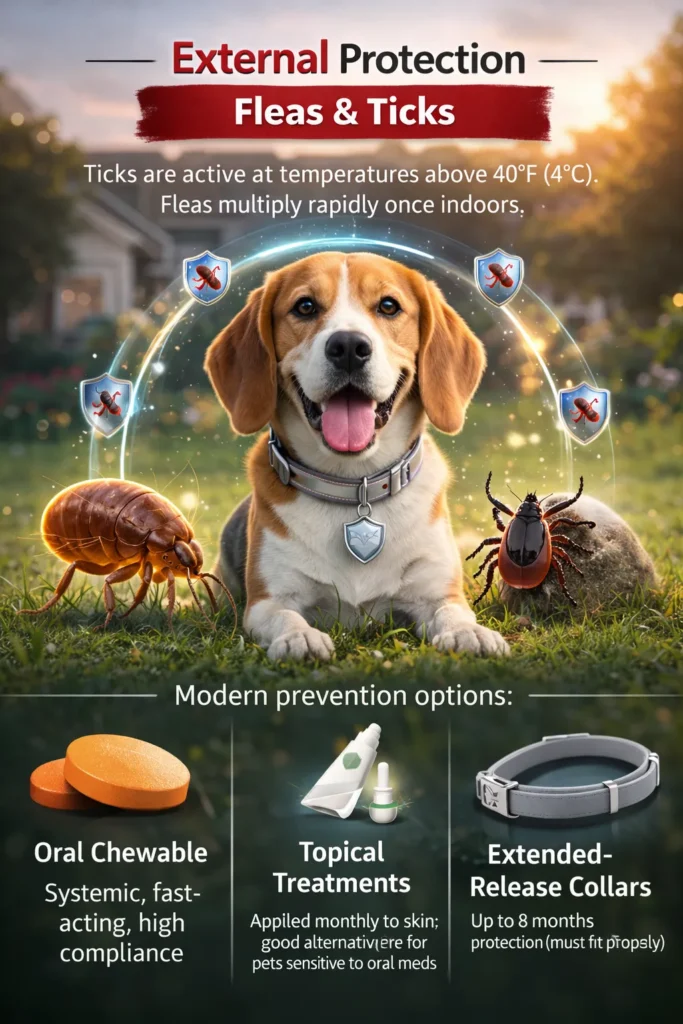 External Protection Fleas Ticks