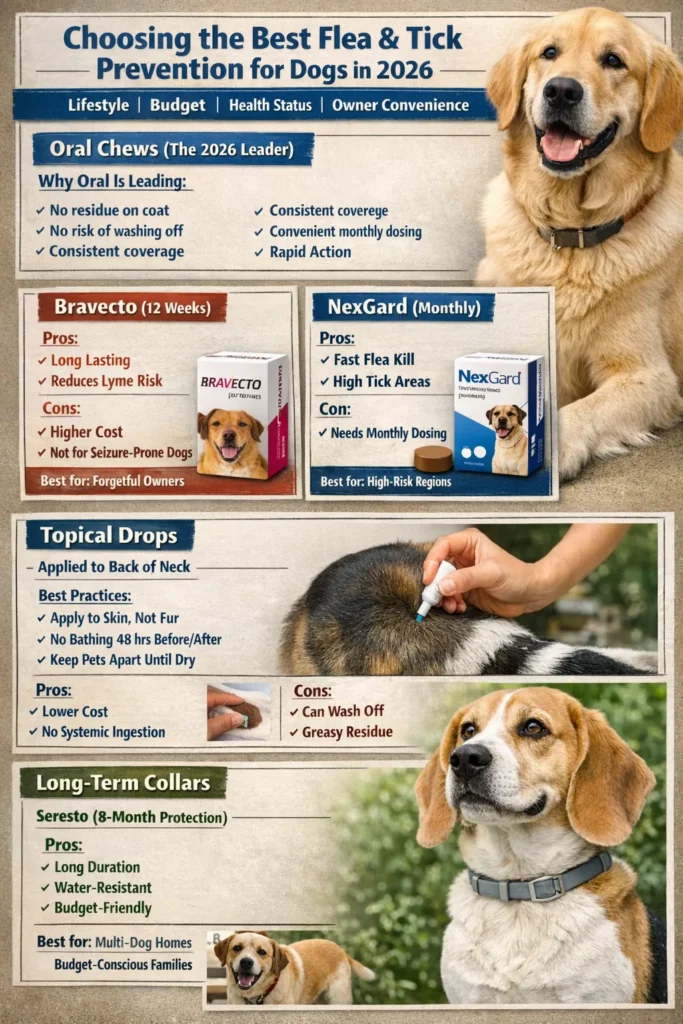 Flea And Tick Prevention Options For Dogs