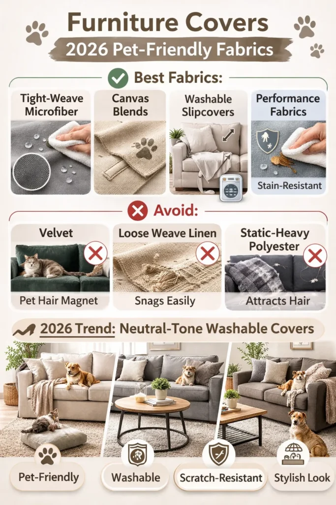 Furniture Covers 2026 Pet Friendly Fabrics