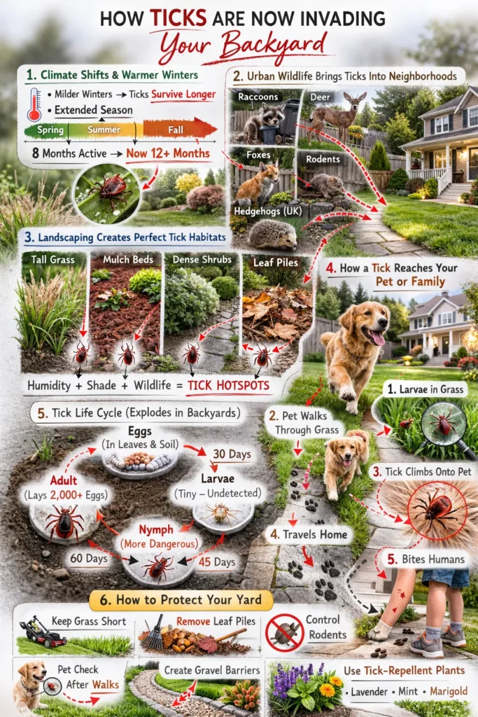 How Ticks Are Invading Your Backyard