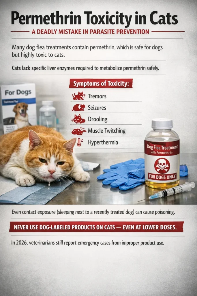 Permethrin Poisoning Risk For Cats