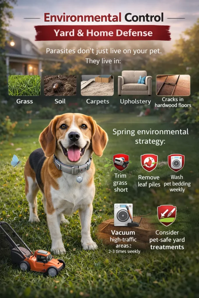 Spring Yard Defense With Beagle Guide