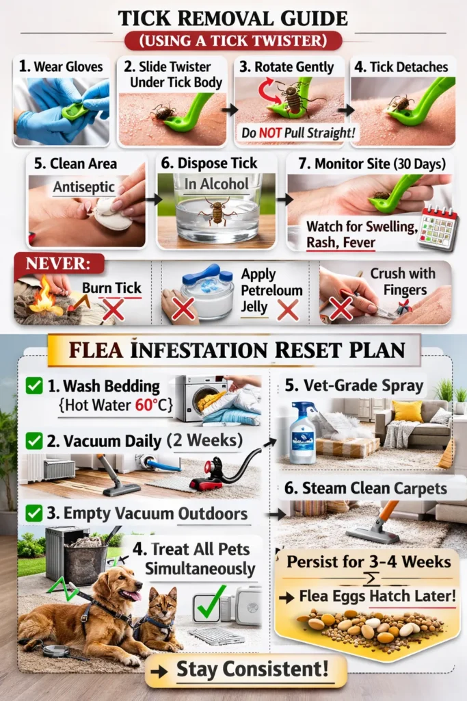 Tick And Flea Removal Guide