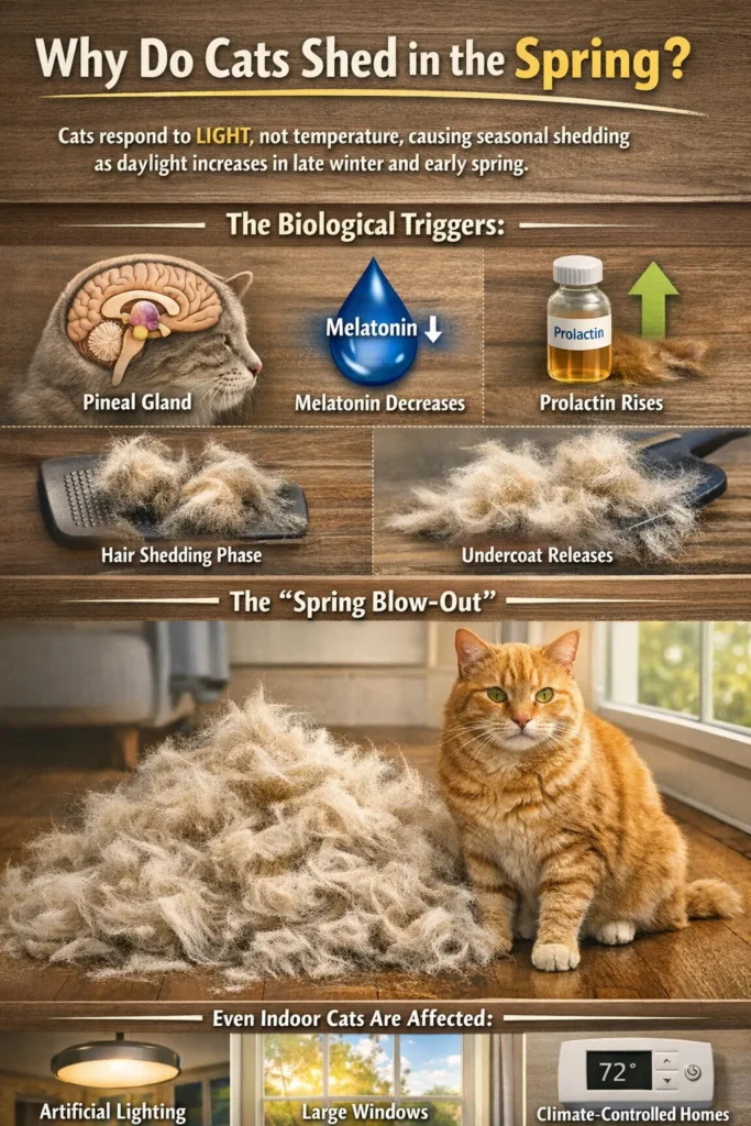 Why Cats Shed In Spring