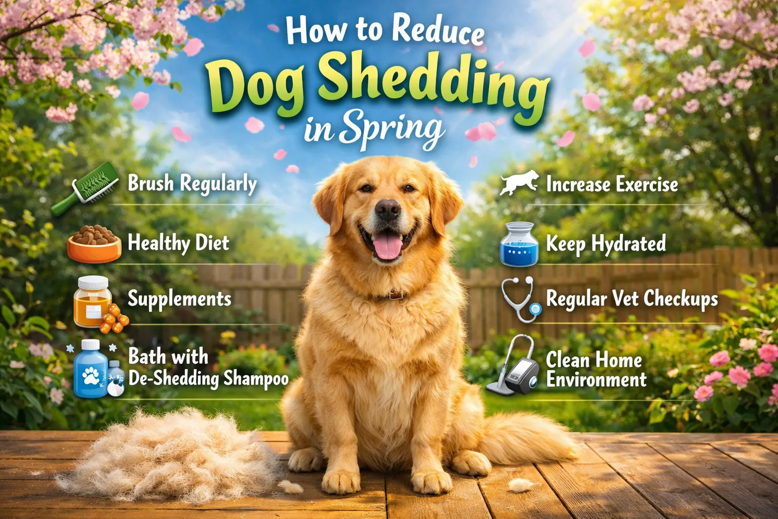 How to Reduce Dog Shedding in Spring: A Complete Guide for Pet Owners (2026)