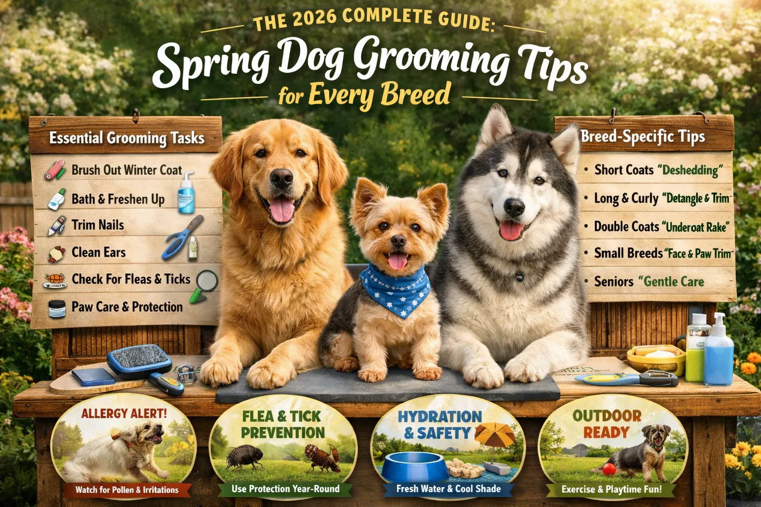 The 2026 Complete Guide: Spring Dog Grooming Tips for Every Breed