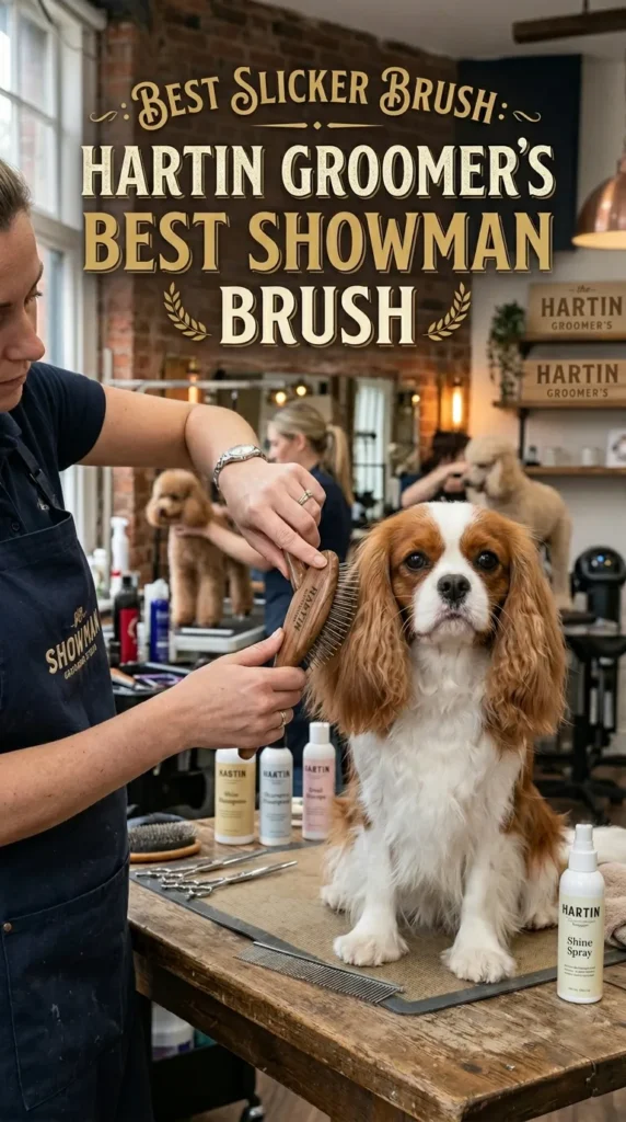 Best Slicker Brush Hartin Groomers Best Showman Brush