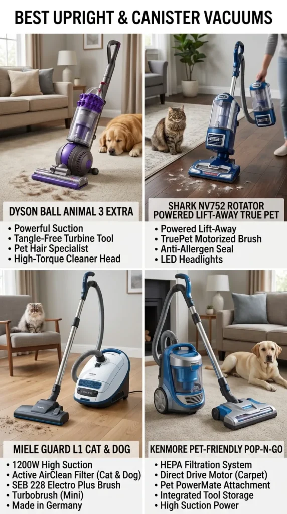 Best Upright Canister Vacuums