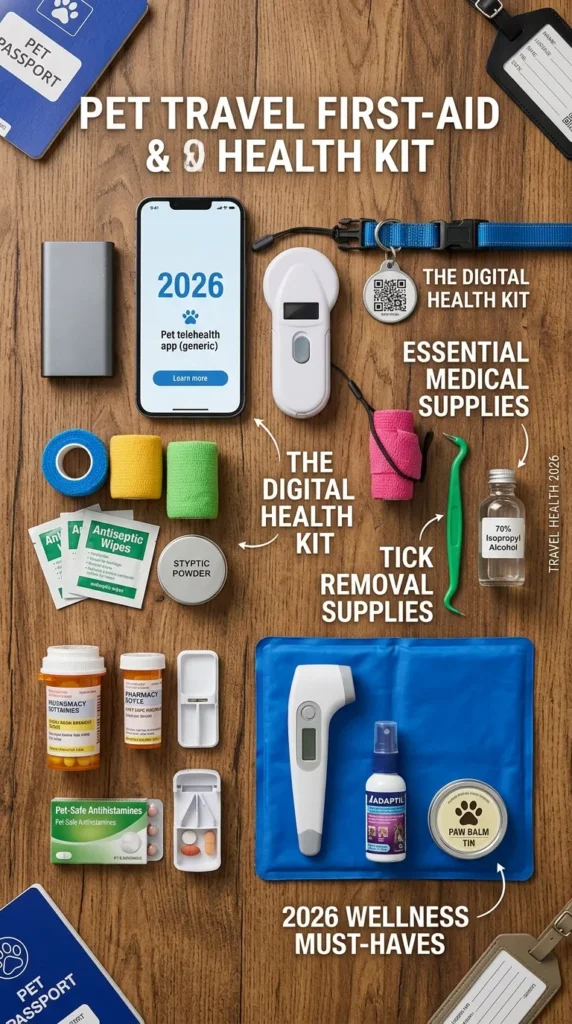 Health First Aid Essentials Traveling with Pets Checklist
