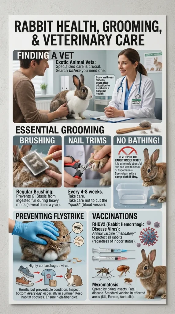 Health Grooming And Veterinary Care bunny care basics for beginners