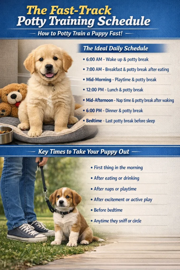 The Fast Track Potty Training Schedule