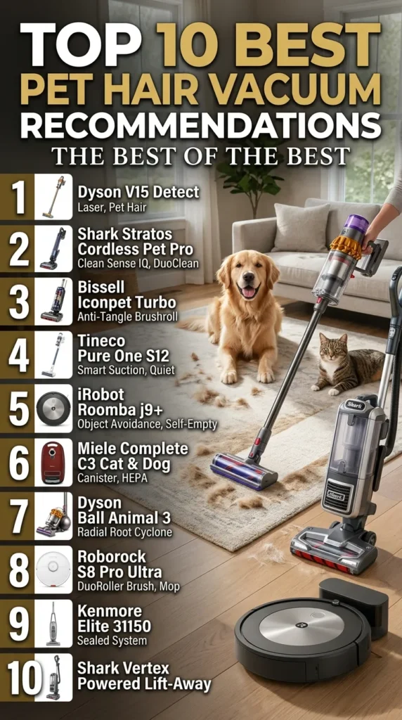 Top 10 Best Pet Hair Vacuum Recommendations The Best Of The Best 2