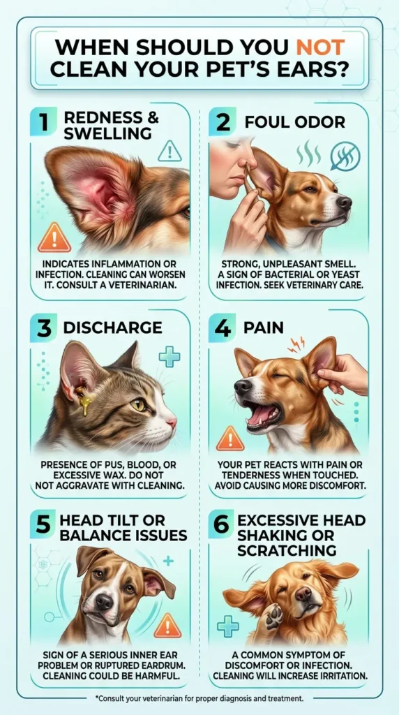 When Should You Not Clean Your Pets Ears