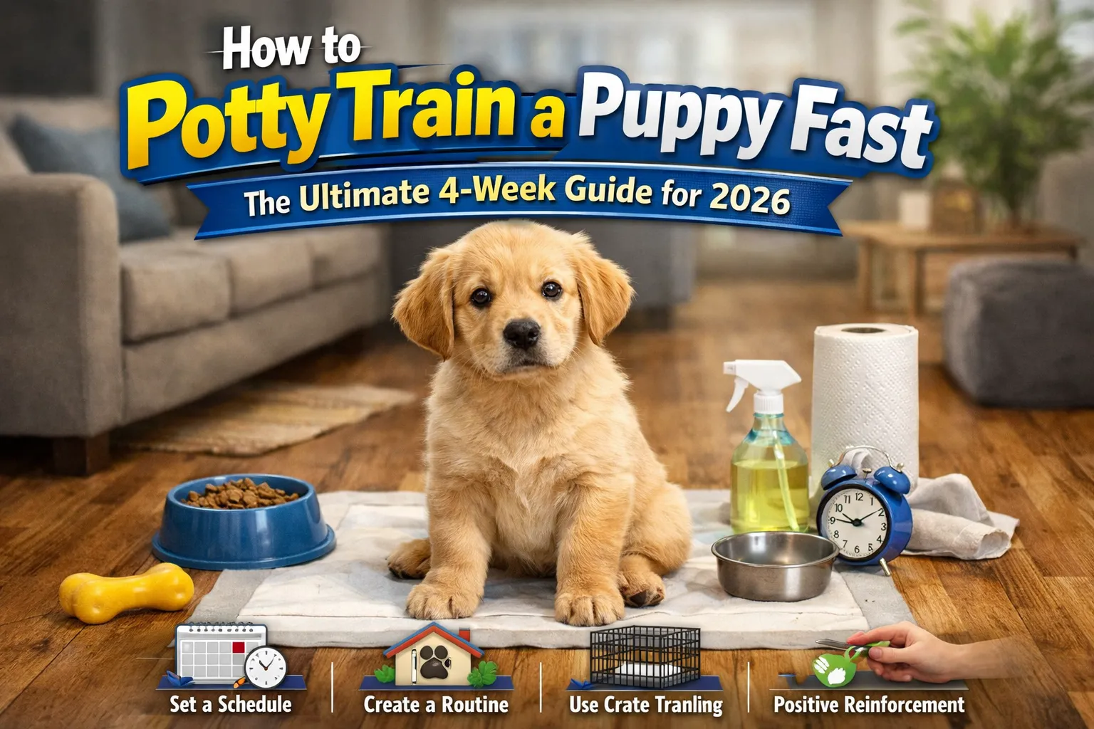 How to Potty Train a Puppy Fast: The Ultimate 4-Week Guide for 2026