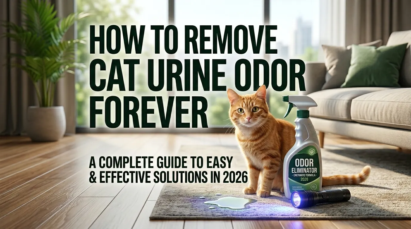 How to Remove Cat Urine Odor Forever: A Complete Guide to Easy & Effective Solutions in 2026